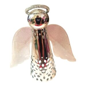 I Bath & Body Works GLITTER WINGS ANGEL Light Up Wallflower Plug in Holder